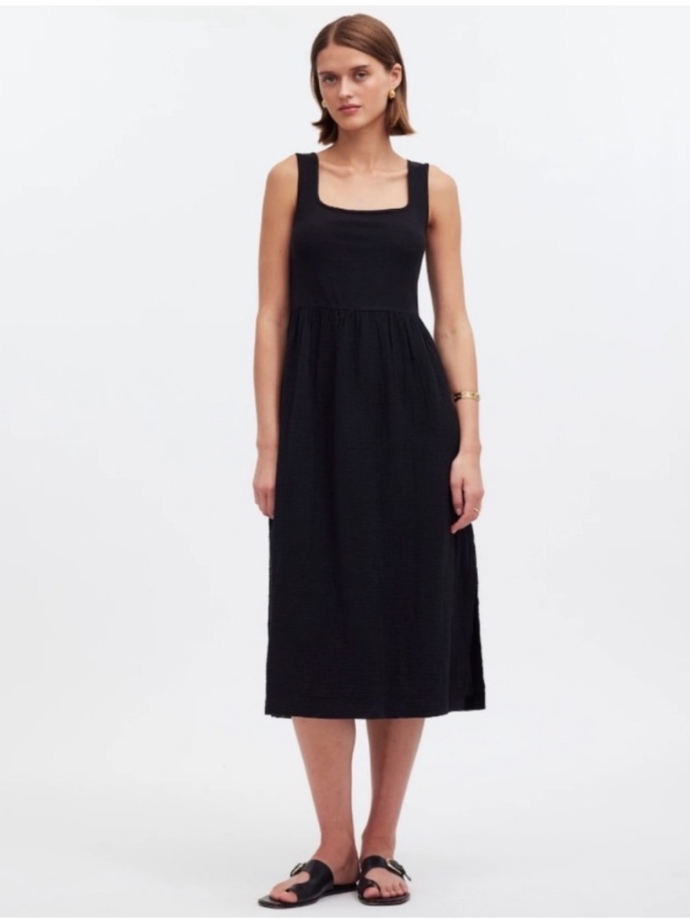 Madewell Dress M Effortless Classic Black